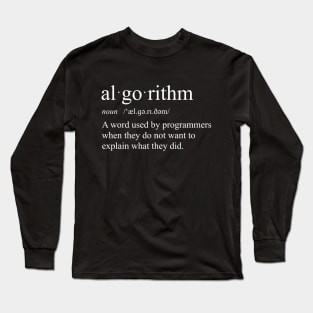 Algorithm explanation Long Sleeve T-Shirt